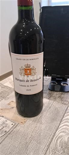 Burdeos Lalande-de-Pomerol Marquis De Beauvent 2020
