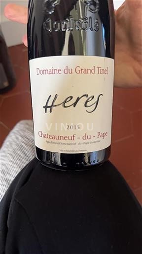 Vale do Ródano Châteauneuf-du-Pape Domaine Grand Tinel Heres 2015