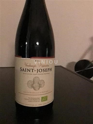 Údolí Rhôny Saint-Joseph Vendanges Réservées 2014