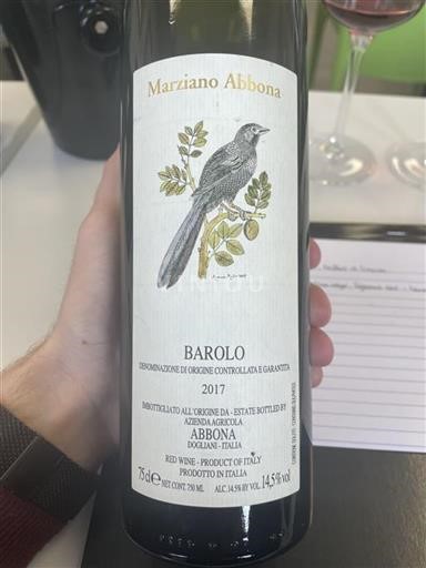 Piemonte Barolo Marziano Abbona 2017