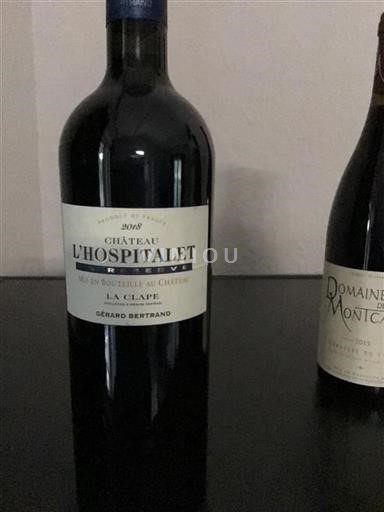 Languedoc La Clape Château L'hospitalet Réserve 2018