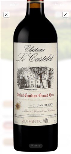 Bordeaux Saint-Émilion Grand Cru Grand Cru Château Le Castelot 2004