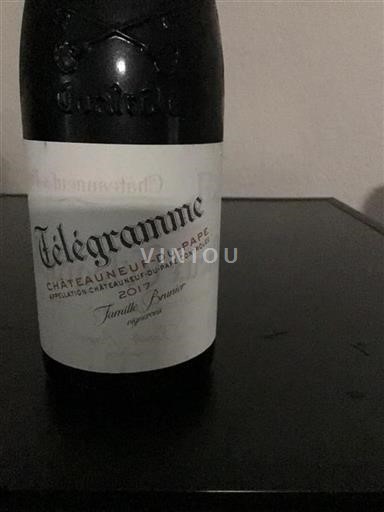 Valle del Rodano Châteauneuf-du-Pape Télégramme 2017