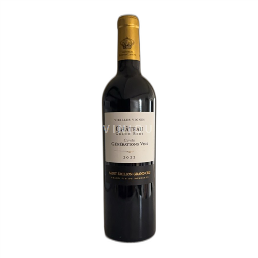Bordeaux Saint-Émilion Grand Cru Château Grand Bert Générations Vins 2022