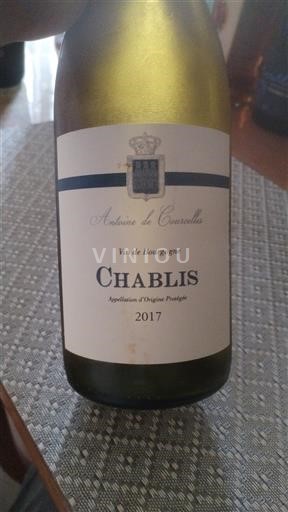 Bourgogne Chablis Antoine De Courcelles 2017
