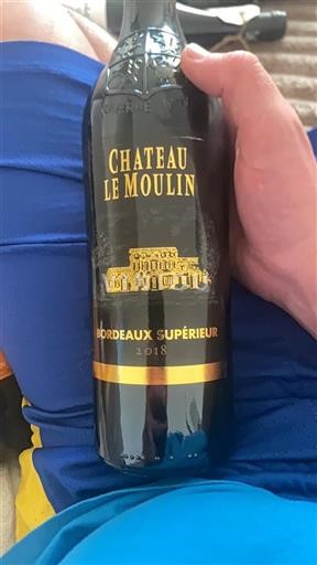 Burdeos Bordeaux superior Château Le Moulin 2018