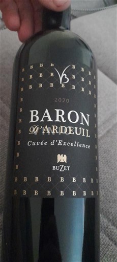 Tây Nam Buzet Baron Ardeuil d'Excellence 2020