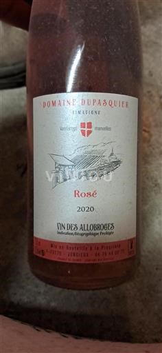 Alpi e Paesi Rodaniani Vini degli Allobrogi Domaine Dupasquier Aimavigne 2020