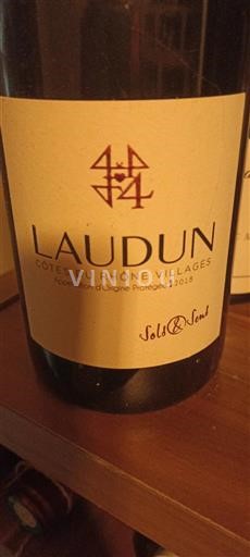 Rhônen laakso Côtes-du-rhône-villages Sols & Sens 2018