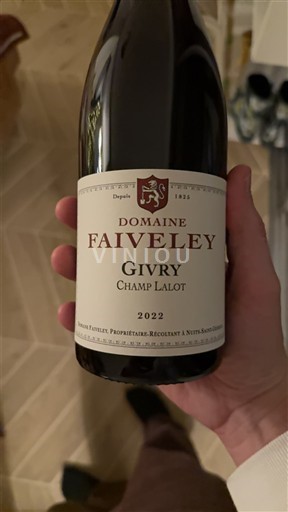 Borgogna Givry Domaine Faiveley Champ Lalot 2022