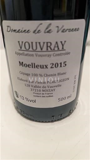 Loire-dalen Vouvray Domaine La Varene Leo 2015