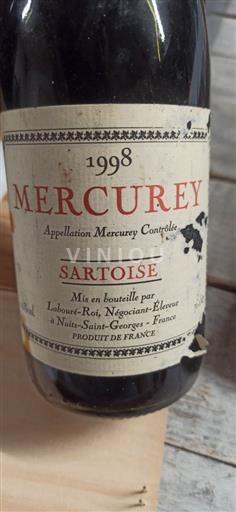 Burgundy Mercurey Labouréroi Sartoise 1998