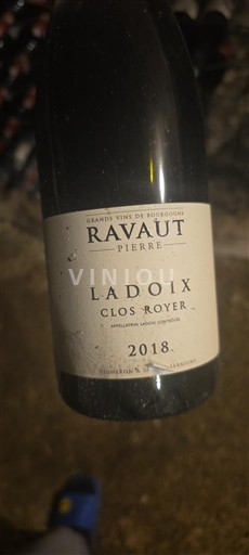 Borgoña Ladoix Ravaut Pierre Clos Royer 2018