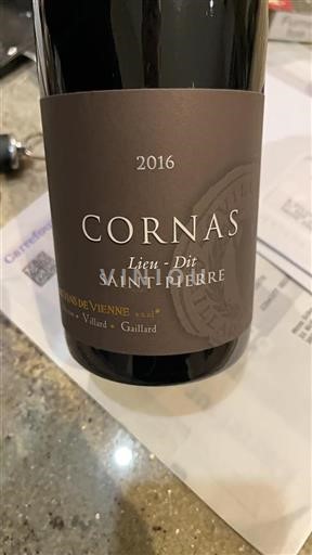 Valle del Rodano Cornas Vins De Vienne Lieu-Dit Saint Pierre 2016