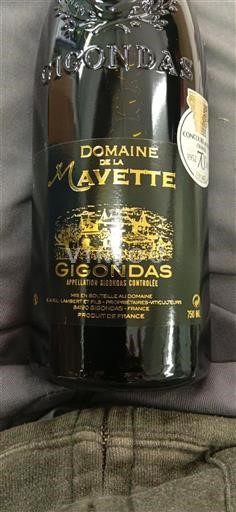 Vallée du Rhône Gigondas Domaine La Mavette 2020