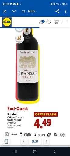 Zuidwest-Frankrijk Fronton Château Cransac Prestige 2022