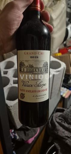Burdeos Saint-Émilion Gran Cru Grand Cru Château Vieux Sarpe 2018