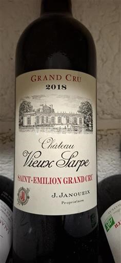 Bordeaux Saint-Émilion Grand Cru Grand Cru Château Vieux Sarpe 2018
