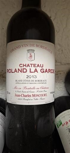 Bordeaux Blaye-côtes-de-bordeaux Château Roland La Garde 2013