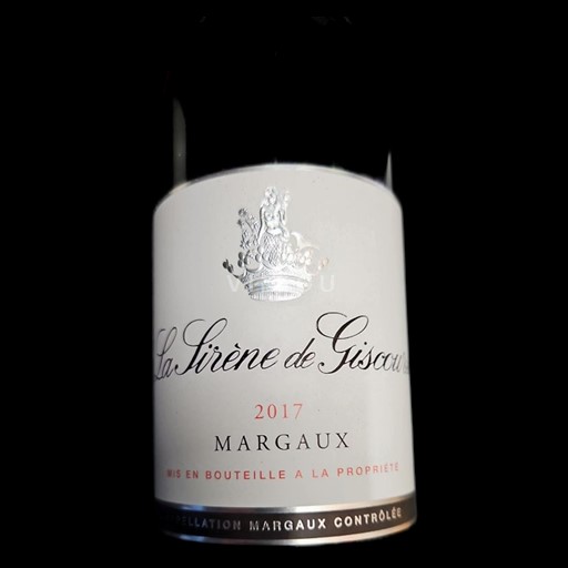 Bordeaux Margaux Château Giscours La Sirène de Giscours 2017