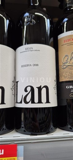 La Rioja rioja Lan Reserva 2018