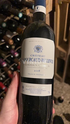 Bordeaux Bordeaux Supérieur Château Lapourcaudbellevue 2018