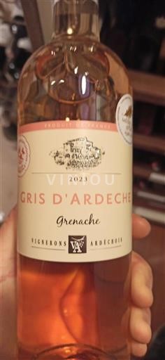 Alsace Ikke specificeret Vignerons Ardéchois Gris d'Ardèche Grenache 2023