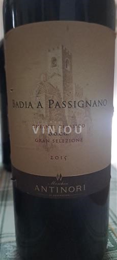 Toscana Chianti Classico Badia A Passignano Gran Selezione 2015