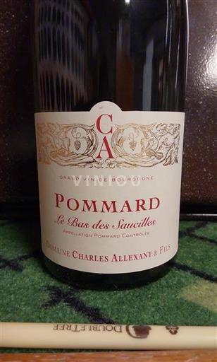 Borgonha Pommard Domaine Charles Allexant & Fils Le Bas des Saucilies 2016