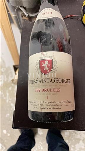 Bourgondië Nuits-saint-georges Domaine Gille Les Brûlées 2013