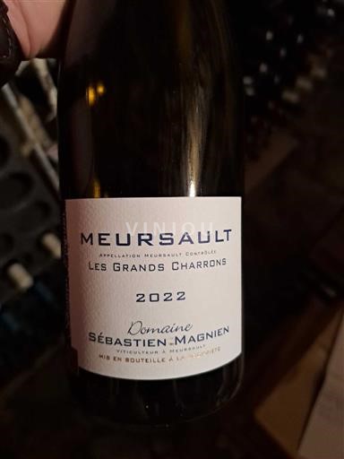 Borgoña Meursault Domaine Sébastien Magnien Les Grands Charrons 2022