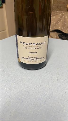 Burgund Meursault Domaine Sébastien Magnien Les Meix Chavaux 2020
