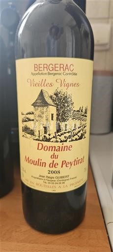 Southwest Bergerac Moulin De Peytirat Vieilles Vignes 2008