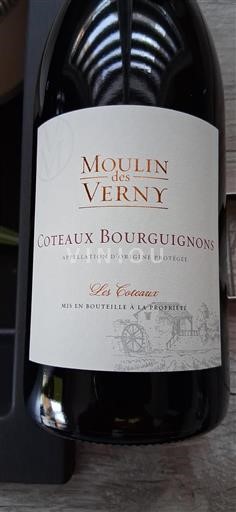 Burgundija Burgundska gricevja Moulin Des Verny Les Coteaux 2023