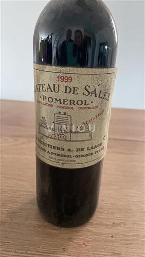 Bordeaux Pomerol Château Sales 1999