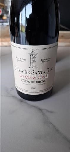 Rhônetal Côtes du Rhône Domaine Santa Duc Les Quatre Terres 2022