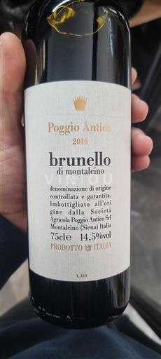 Tuscan Wines Brunello di Montalcino Poggio Antico 2016