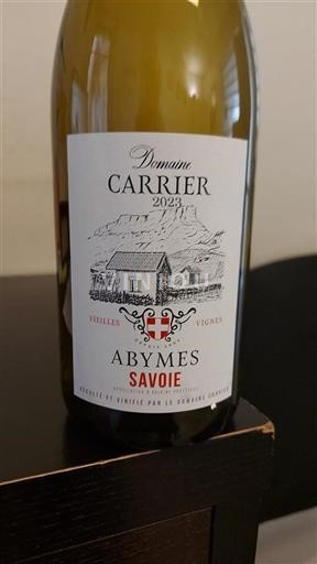 Savoie et Bugey Abymes Domaine Carrier Vieilles Vignes 2023