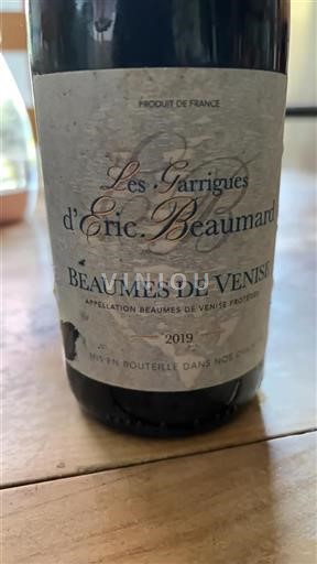 Vallée du Rhône Beaumes de Venise Les Garrigues Eric Beaumard 2019