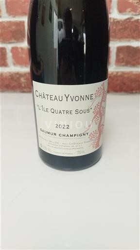 Loiretal Saumur-Champigny Château Yvonne L'Île Quatre Sous 2022