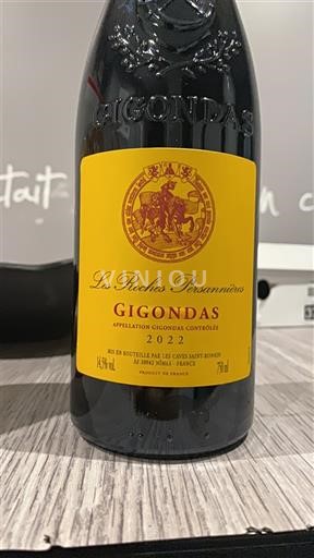 Rhône-dalen Gigondas Les Roches Persannières 2022