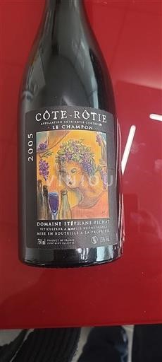 Rhône-dalen Côte-rôtie Domaine Stephane Pichat Le Champon 2005