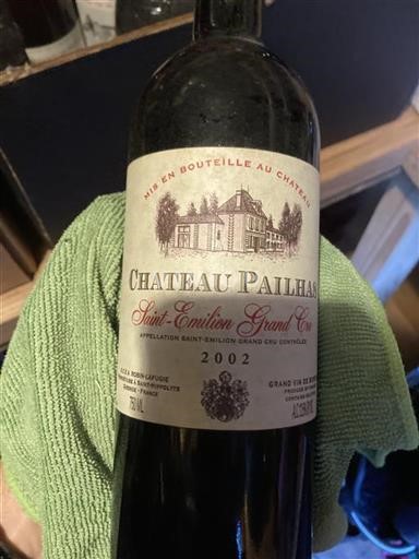 Bordeaux Saint-Émilion Grand Cru Paillhas 2002