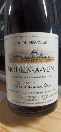 Beaujolais Moulin-à-vent Chedeville Les Vermondières 1991