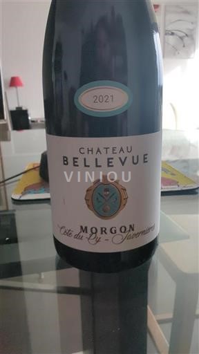 Vin Rouge sec Côte du Py - Javernières Château Bellevue 2021 France Beaujolais Morgon AOC