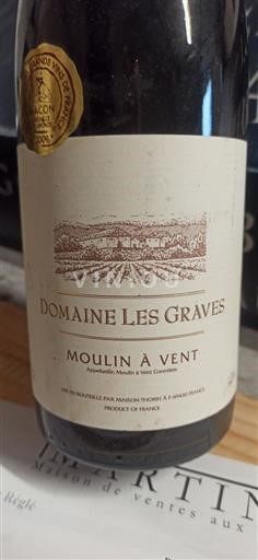 Beaujolais Moulin-à-vent Domaine Les Graves 2008