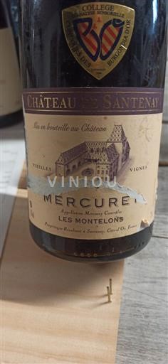 Burgund Mercurey Château Santenay Les Montelons 2009
