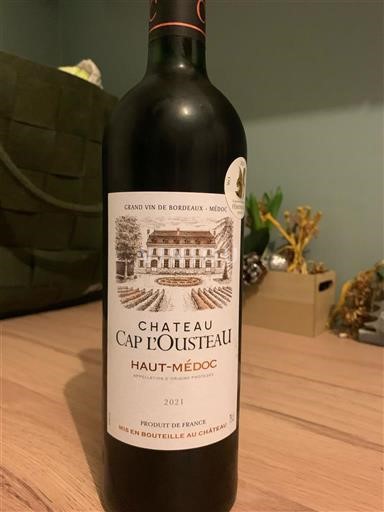 Bordeaux Haut-Médoc Château Cap L'ousteau 2021