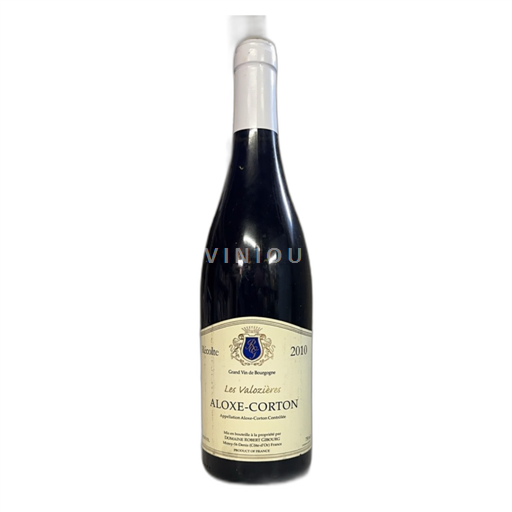 Borgoña Aloxe-Corton Grand Cru Domaine Robert Gibourg Les Valozières 2010