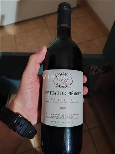 Languedoc Faugères Château Piémont 1998